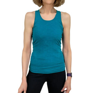 Sweaty Betty Athlete Seamless Workout Tank Sz XS 0 2 New Atlantic Green Slim Fit